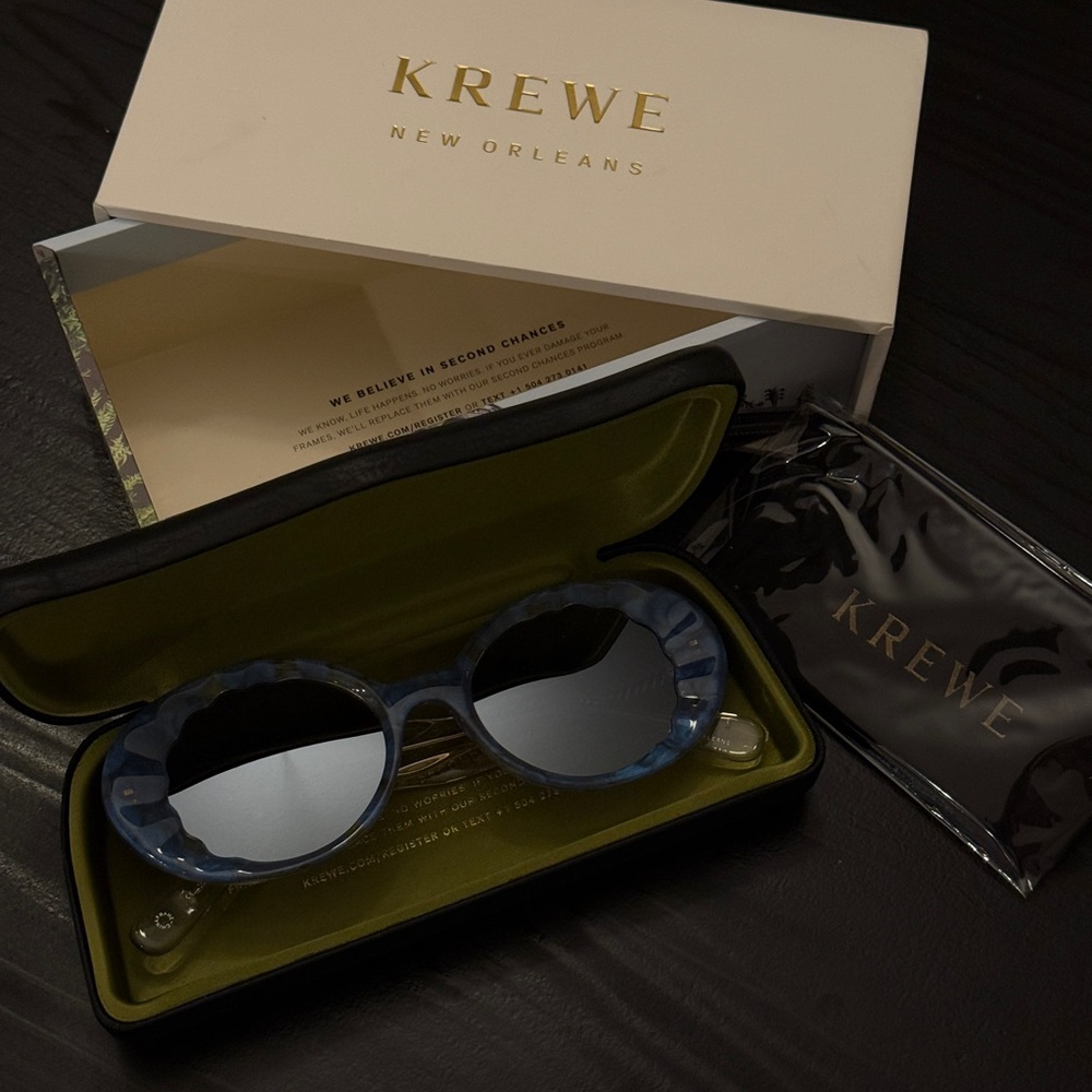 KREWE Blue Sunglasses